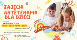 Zapraszamy na grupowe zajęcia arteterapii dla dzieci