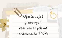 Ogłoszenie o naborze do grupowych zajęć terapeutycznych